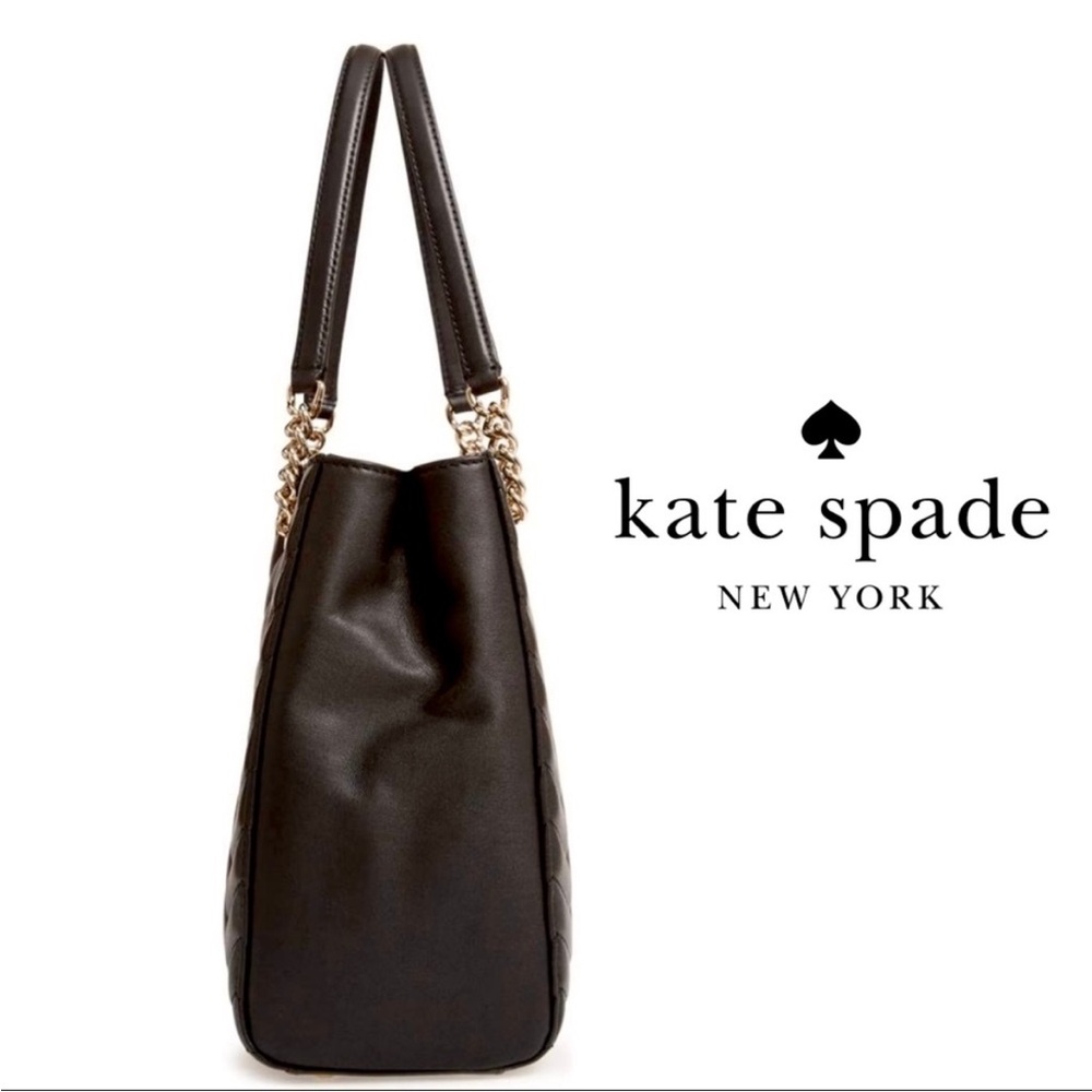 NWT Kate Spade Reese Park Courtnee Large Quilted Leather Tote shoulder Bag - Picture 5 of 10